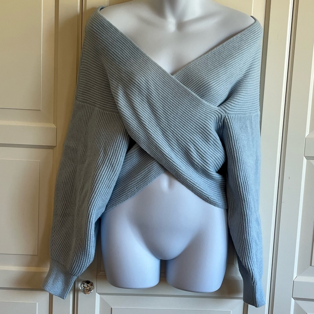 Petal and Pup Langton  Knit
Sweater Pale Blue Iff the Shoulder Size M/L - Picture 8 of 14